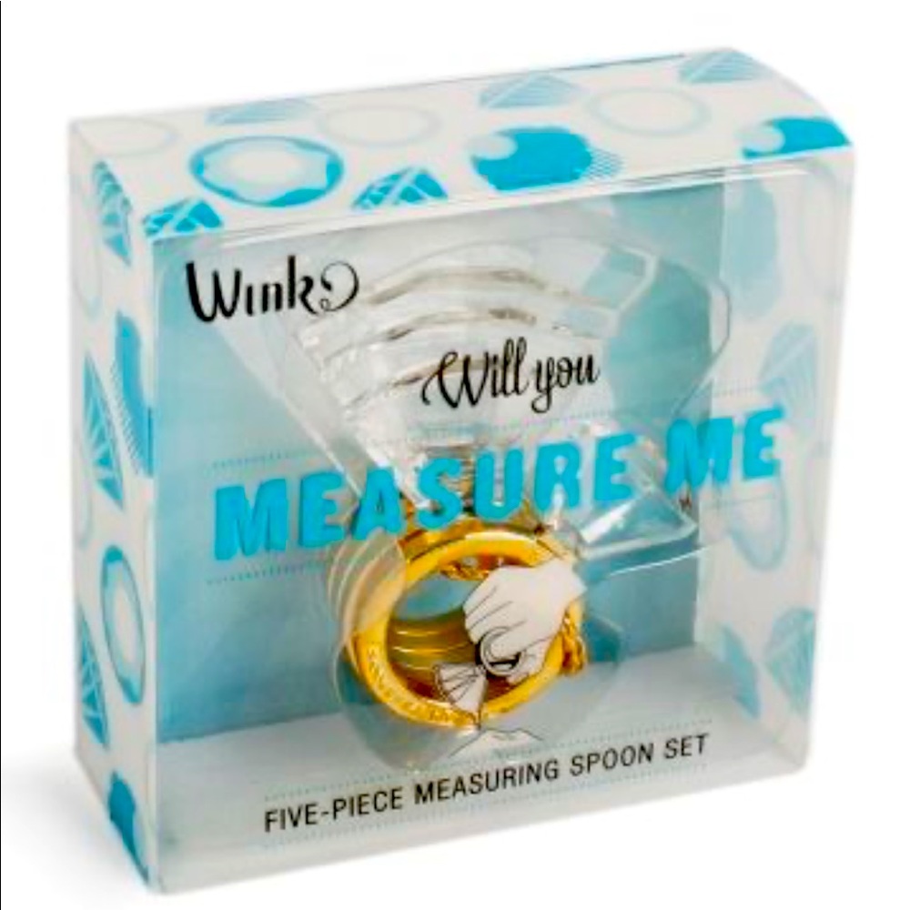 NIB Wink “Will You Measure Me” Measuring Spoon Set
